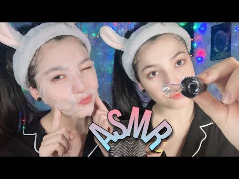 ASMR AMIGA CUIDANDO DA SUA PELE | SKIN CARE RELAXANTE 💆‍♀️