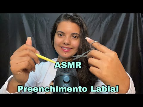 Asmr| seu preenchimento labial na CLÍNICA CLANDESTINA #asmr