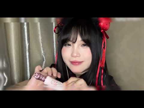 ASMR🎧｜traditional Chinese clothing New｜ Year makeup｜Tenderness｜Mouth sounds｜Scenario simulation