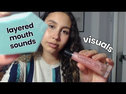 ASMR Fast Doing Your Makeup | Hand Sounds, Mouth Sounds, Layered