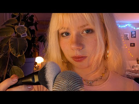 ASMR Cozy Fluffy Mic Brushing 💖