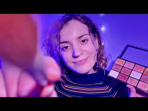 ASMR 💞 Te maquillo para dormir muy agustito 💄