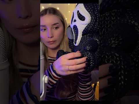 Scratching on ghost face ￼part 2 👻 #asmr #scratching