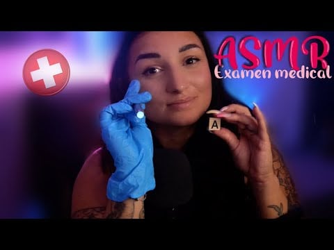 ASMR FRANÇAIS : ROLEPLAY EXAMEN MEDICAL 🩺