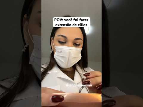 POV: você foi fazer extensão de cílios #shorts #humor