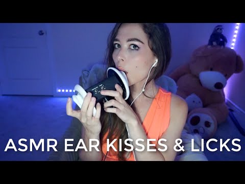 |ASMR| EAR KISSES AND LICKS SUPER SWEET