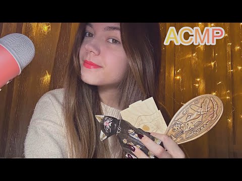 АСМР🐾 деревянные триггеры : нежный таппинг и скретчинг ❤️ ASMR wooden triggers