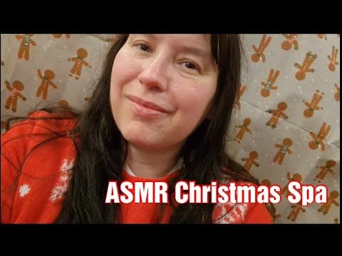 #asmr Christmas Spa = Scalp , Hair , Face  =   Let me PAMPER you  🎄✨❄️🎁🤶🏻
