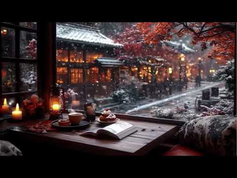 Cozy Relaxing Sounds of Winter Ambience Relax to Jazz Music