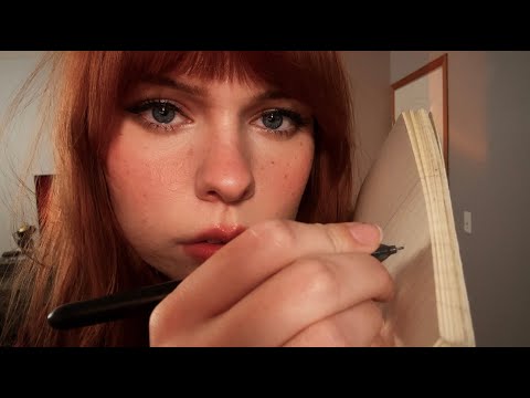 ASMR Drawing You In My Journal (I Have a CRUSH On You)