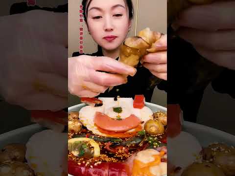 🦐🌊 ASMR Seafood Feast 🎶🎵😁  해산물 소리 Mukbang #ASMRSeafood #먹방