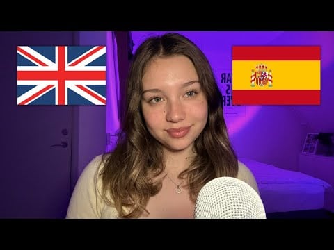 ASMR English vs Spanish 🇬🇧🇪🇸| Language Trigger Words Battle for Best Tingles
