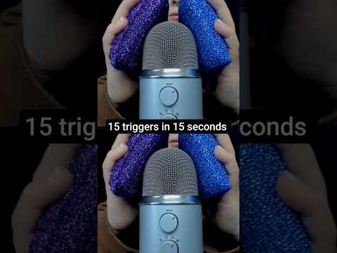ASMR 15 TRIGGER in 15 SEC #asmr #shorts #shortvideo