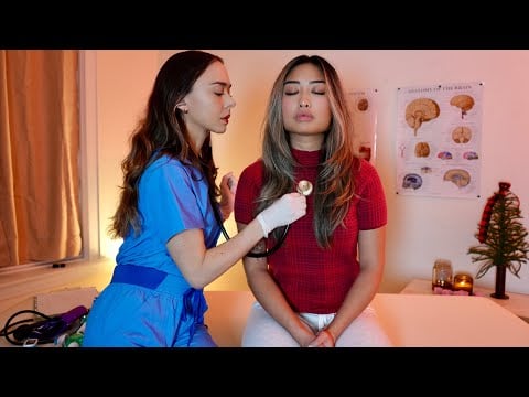 ASMR Head to Toe Exam |Cranial Nerve, Feet, Dental, Abdomen, Scalp |Full Body  Medical Exam Tingles