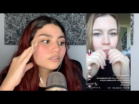 Reaccionando a tik toks de ASMR!