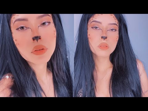 Tutorial maquillaje de leopardo 🐆💘 | Triggers relajantes | Andrea ASMR 🦋