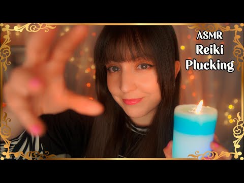 ⭐ASMR Reiki Plucking to Help you Sleep [Sub] Soft Spoken, Mouth Sounds