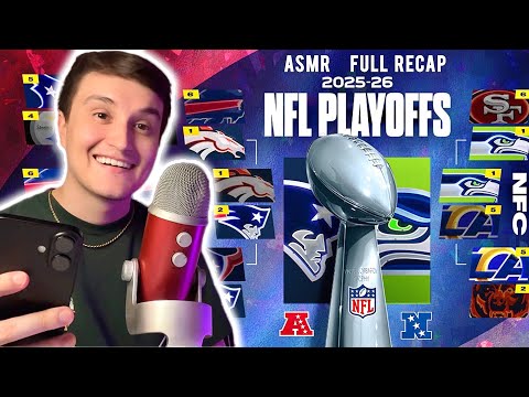 ASMR | 2026 NFL Playoffs FULL Recap & Review (Super Bowl LX) Whisper Ramble
