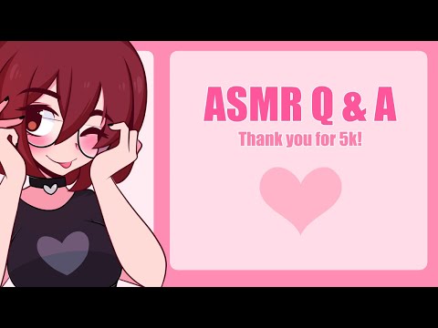 Thank You For 5k! | Q & A ASMR [Soft Speaking] [Rain Sounds]