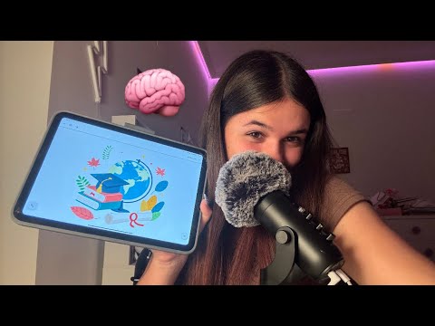 asmr (largo) para dormir: estudiando psicología!!