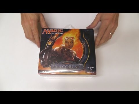 Magic the Gathering 2014 Core Set Fat Pack ASMR Whispered Unboxing