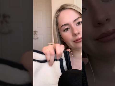 tingly zipper sounds 💆🏼‍♀️ #asmr #sleepsounds #relax