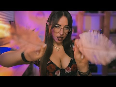 ASMR Girlfriend Brushing Your Face into Sleep💗🤤