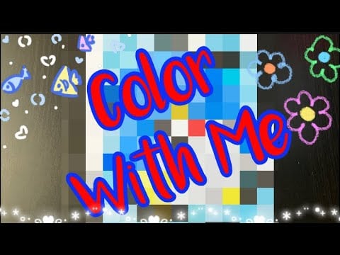 ASMR Color With Me “Tuxedo Sam” With Omy 