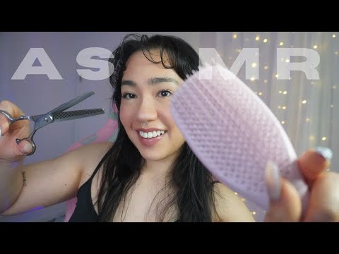 ASMR FAST & CHAOTIC HAIRCUT ✂️