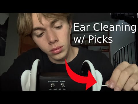 Deep Ear Cleaning w/ Picks (Scratching, Mouth sounds) ASMR