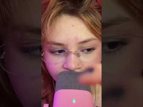 ASMR MAIS PEDIDO DO CANAL #mouthsounds #visualtingle #asmr