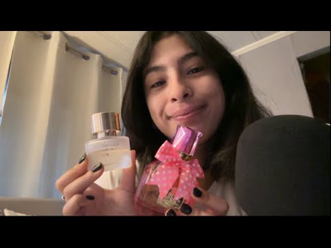 ASMR showing you my perfume collection🌸 (tingly tapping & whispering)