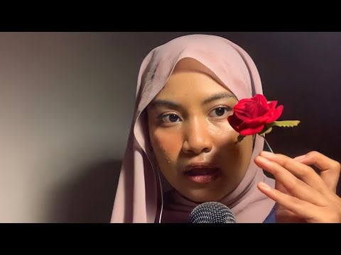 ASMR Random Triggers , Beauty Haul | Scratching Fabric and Rose Whispering , Tapping
