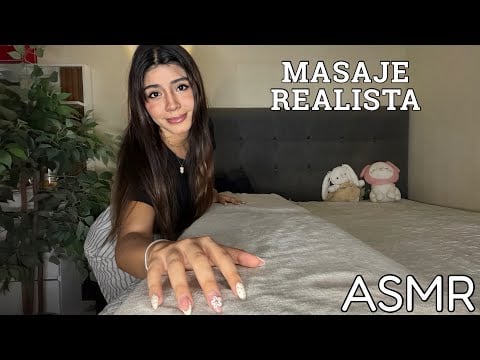 ASMR ESPAÑOL / Te HAGO un MASAJE INTENSO y REALISTA A TODO tu CUERPO ❤️‍🔥 DUERME COMO BEBE