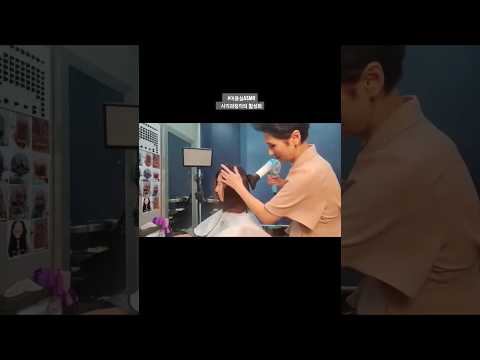 미용실ASMR 시각과청각의 활성화 #어두운갈색  뿌리염색을 깔끔하게~Hair salon ASMR visual and auditory activation