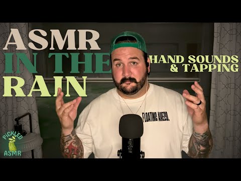 ASMR // ASMR Hand Sounds & Tapping in a Thunder Storm