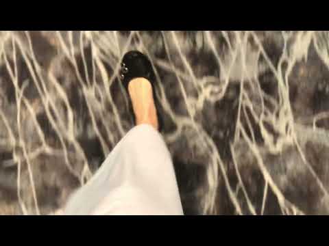 ASMR feet walking in hotel carpet sounds relaxing