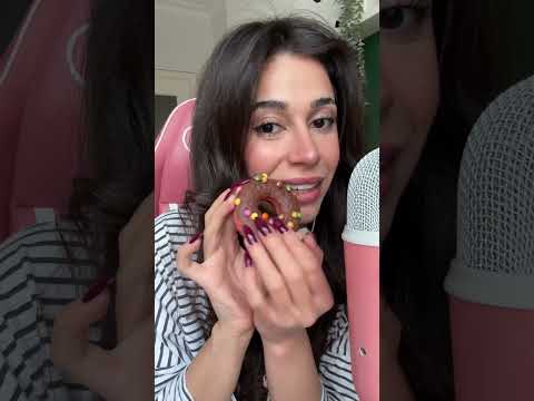 İLK DEFA Bİ MARKET DONUTINI BEĞENDİM 😋 #asmr #mukbang