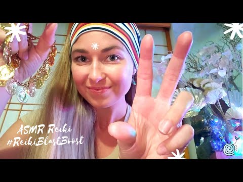 ASMR Reiki |🌟Your Quick Energy Boost🌟 Chaotic, Fast & Unpredictable ASMR | #ReikiBlastBoost 💙Ep. 23💙