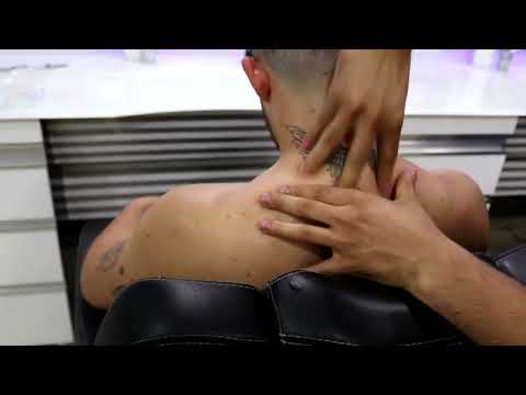 ASMR TURKISH PRO BARBER & sleep& ^ ^MASSAGE  FACE ARM BACK NECK