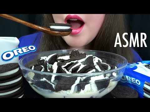 ASMR Bowl Of Oreos & Milk [Eating Sounds]