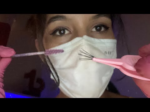 ASMR CASEIRINHO ROLEPLAY EXTENSÃO DE CÍLIOS 👁️👁️
