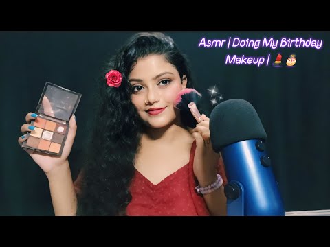 Asmr | Doing My Birthday Makeup | 💄🎂