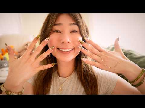 ASMR long nails & jewelry sounds 😌💤