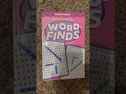 ASMR Tapping On Word-Finds Volume 262 #ASMR #Shorts