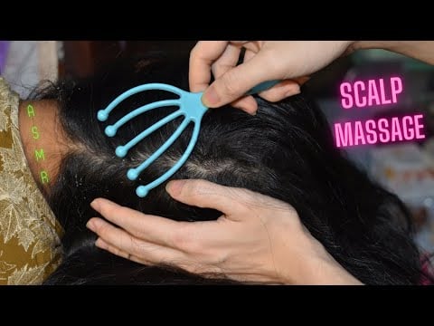 ASMR Scalp Check, Scalp Massage, Scalp Scratching Fast And Aggressive Relaxing For Sleep