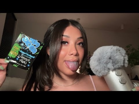 ASMR| Pop Rocks Mouth Sounds & Spit Painting ✨ 🎨 1 HOUR