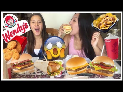 Wendy's Value Menu | Mukbang | Taste test | Challenge