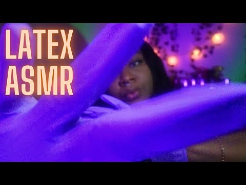 Latex Gloves ASMRI Hand Sounds, Finger Fluttering, Mic Gripping, Sticky Sounds, Whispering