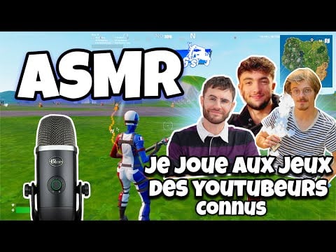 ASMR Français • JE JOUE A DES JEUX DE YOUTUBEURS CONNUS 😴 (Inoxtag, Fuze, Cyprien) #2
